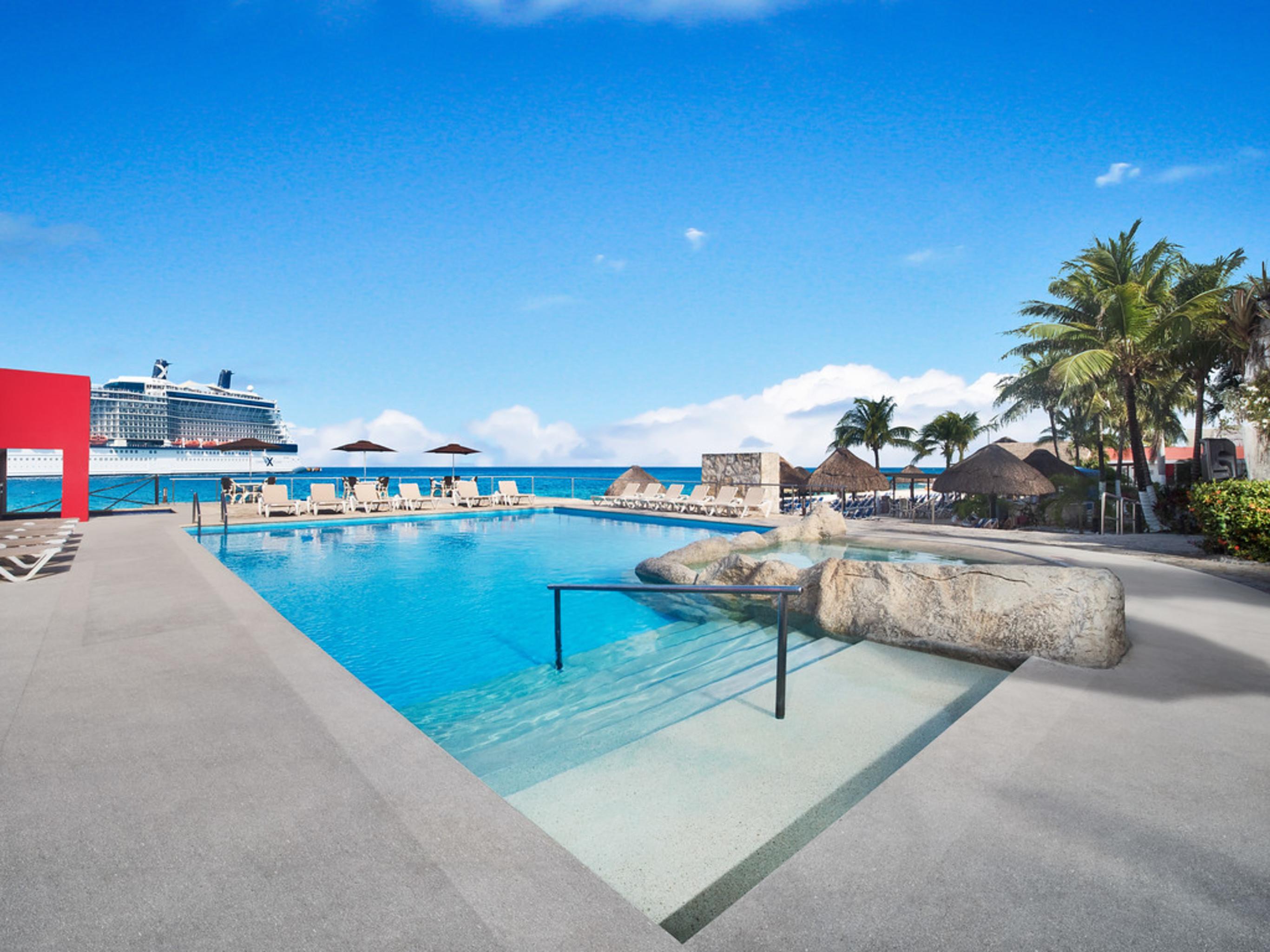 El Cid La Ceiba Beach (Adults Only) Cozumel Bagian luar foto